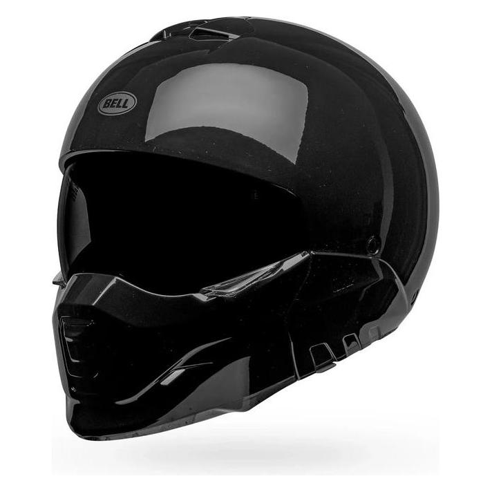 Bell, Motorhelm, Broozer Solid Gloss Black S - Maat S - Helm (S, 55 - 56 cm)