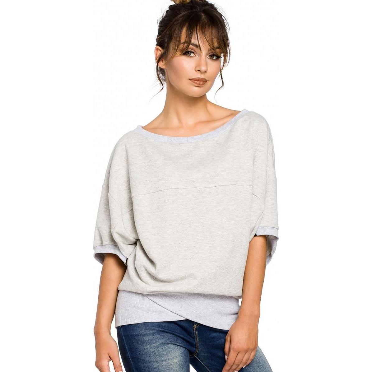 Be Wear, Herren, Pullover, Sweater, Grau, (M)