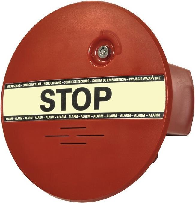 Actual product image GFS Dexcon monitoring device without pre-alarm Monitoring of doors and windows Plastic red