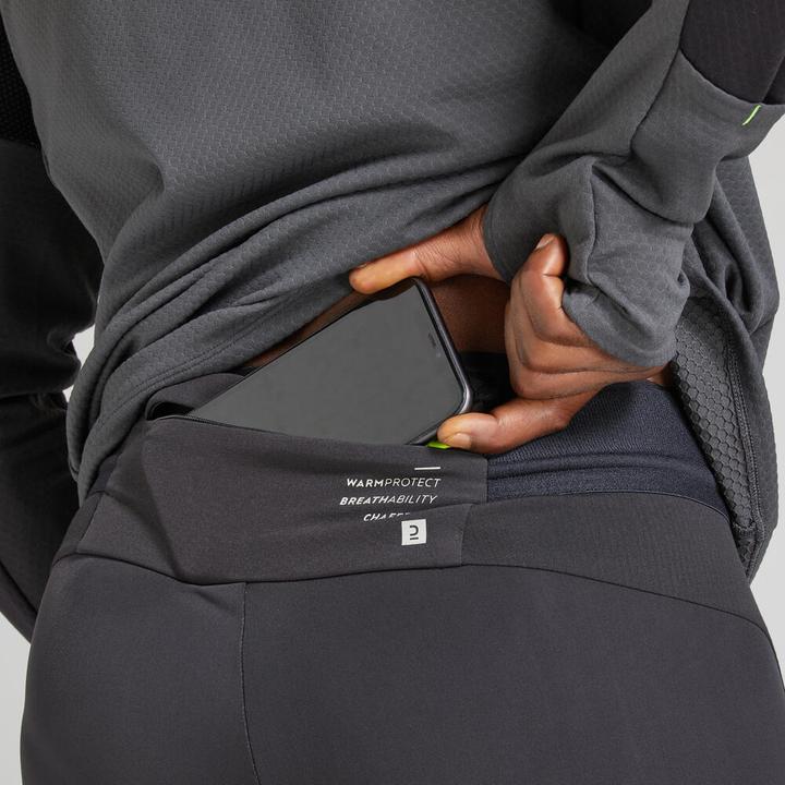 Image du produit Kiprun Maillot de course long homme - Run 500 Warm synthétique (W30/L33)
