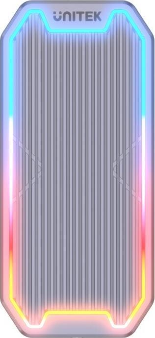 Produktbild Unitek Obudowa Dysku USB-C M.2 SSD Nvme/Sata 10gbps RGB (M.2)