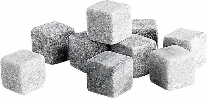 Rosenstein & Söhne Set of 18 permanent soapstone ice cubes, 22 mm (Whisky stones)