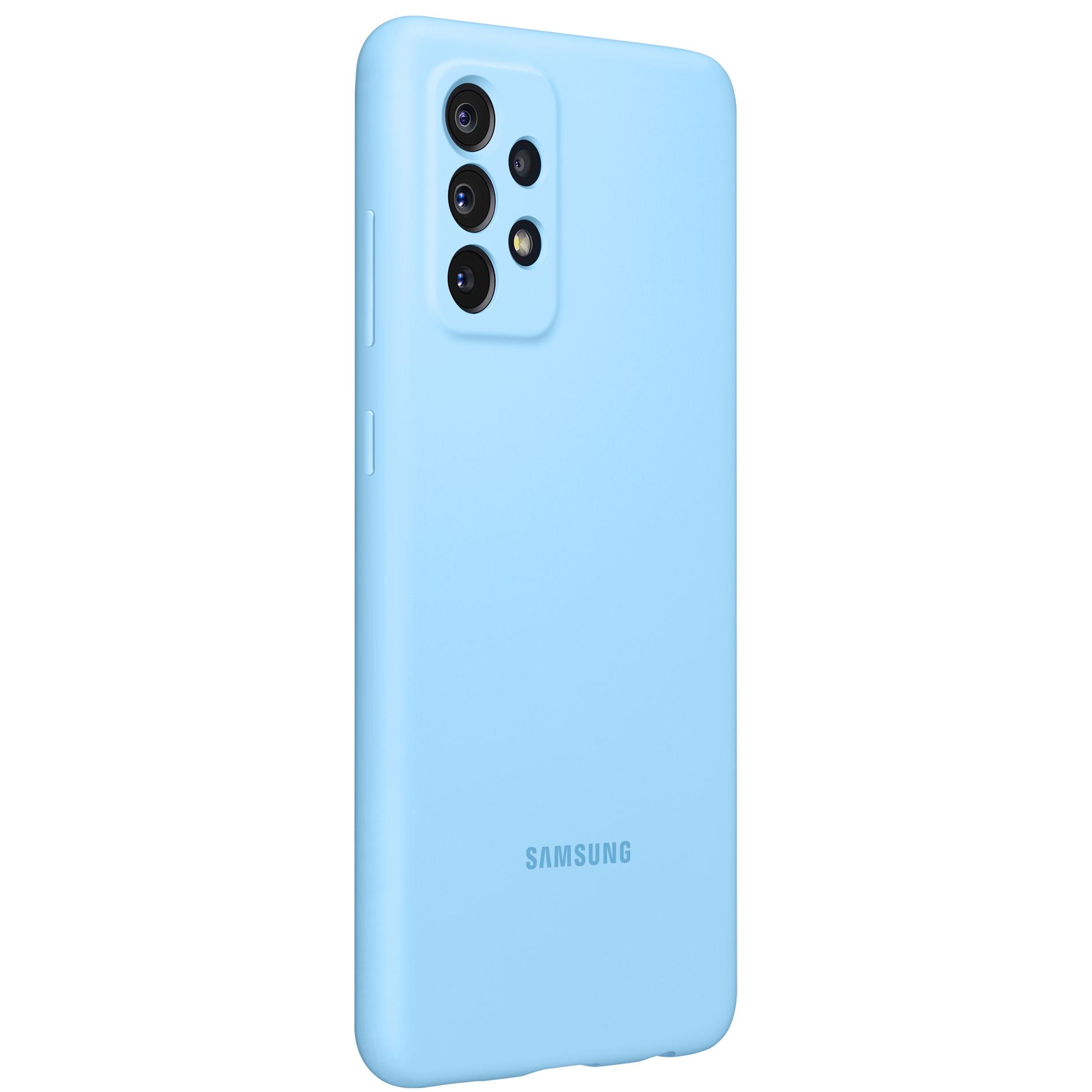 Thumbnail - Samsung Silicone Cover (Samsung Galaxy A72), Smartphone Hülle, Blau