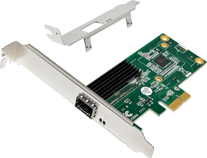 Actual product image InLine Gigabit network card, 1x SFP, PCIe x1, incl. low profile slot bracket (PCI-E x1)
