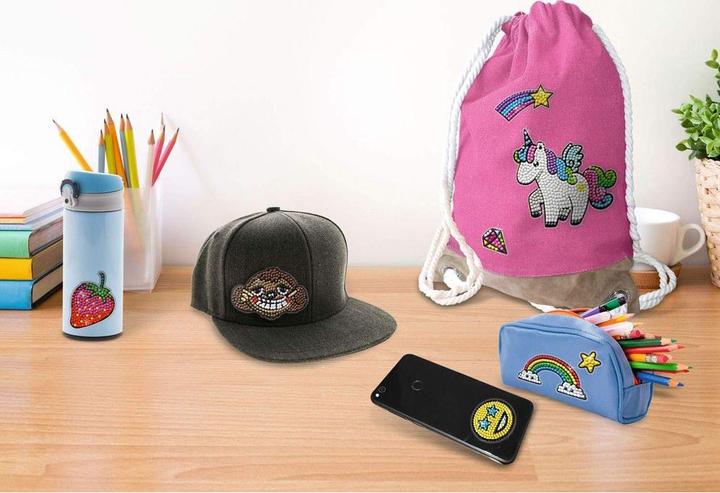 Image du produit Ursus Stickers à motifs Smileys en peinture de diamant