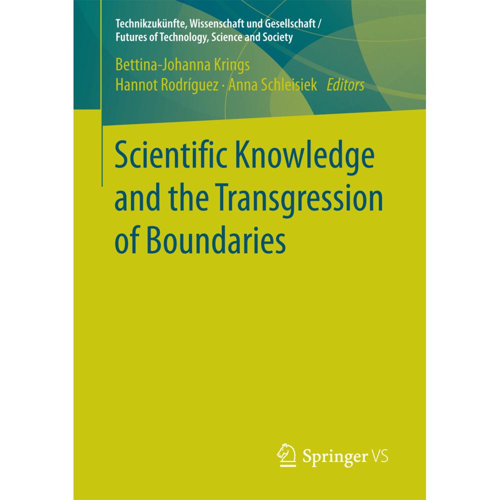 Thumbnail - Scientific Knowledge and the Transgression of Boundaries, Fachbücher von Bettina-Johanna Krings, Hannot Rodríguez, Anna ...