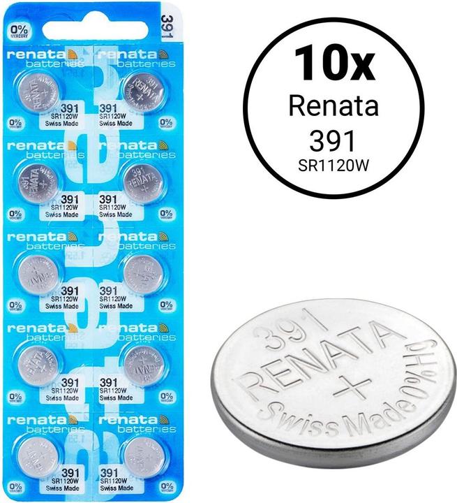 Renata Uhrenbatterie 371 Uhrenbatterie RENATA SP 371 Watch Battery