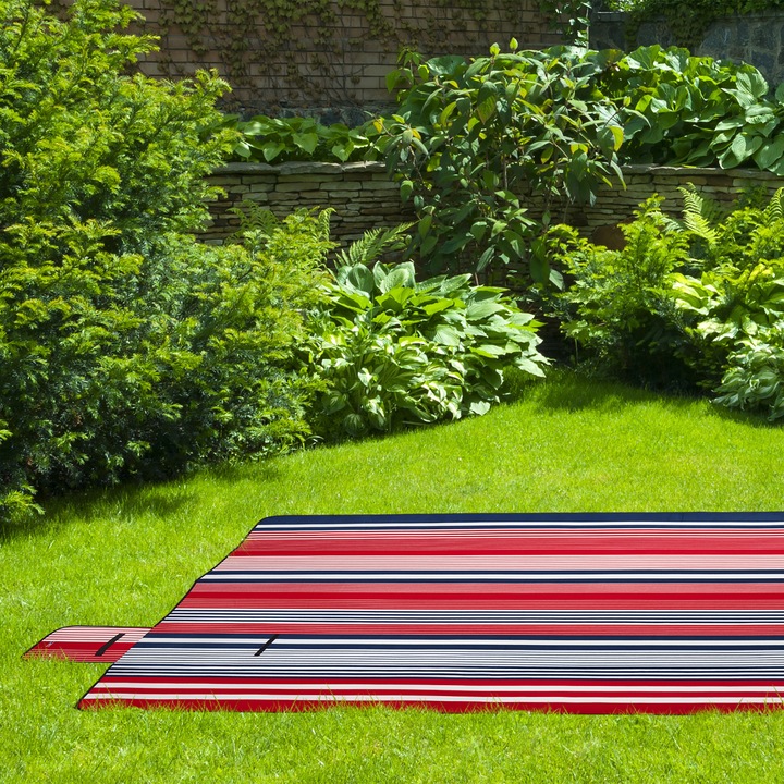 Actual product image Relaxdays Picnic blanket