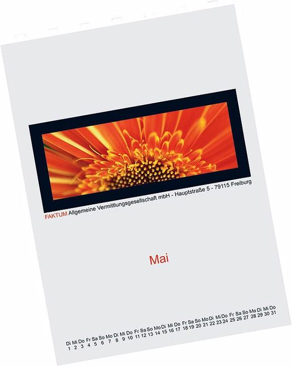 Produktbild Your Design Fotokalender-Set A4 hoch (140g/m²) (A4)