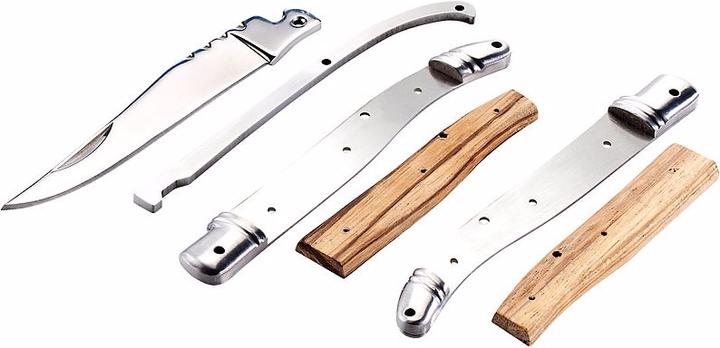 Produktbild Semptec 15-teiliger Klappmesser-Bausatz, Edelstahl mit Echtholz-Griffschalen