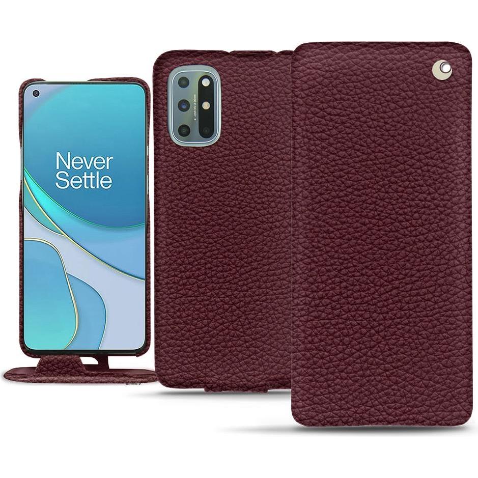 Noreve Lederschutzhülle vertikal (OnePlus 8T), Smartphone Hülle, Violett