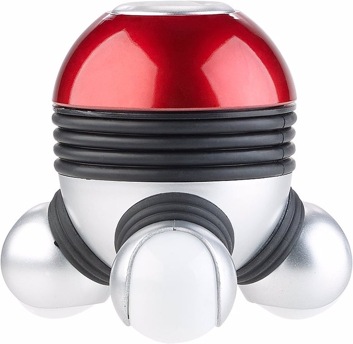 Actual product image Newgen medicals Mini Vibrating Massager with 3 Heads & LED Lighting