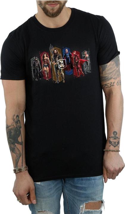 Produktbild Justice League Movie Team Hexagons TShirt (XL)