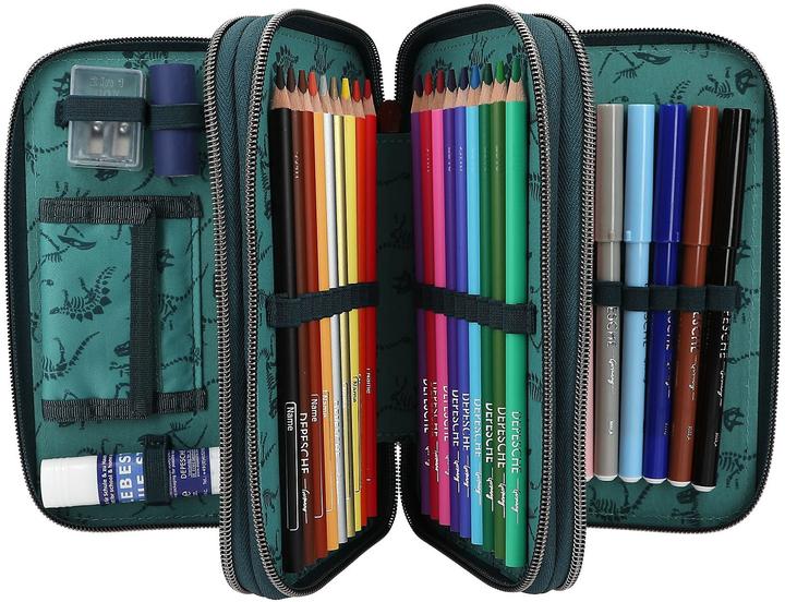 Produktbild Dino World - Triple Pencil Case danger ( 0411757 )