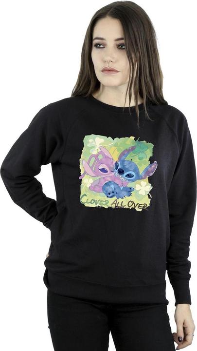 Produktbild Disney Lilo And Stitch St Patrick's Day Clover Sweatshirt (XL)