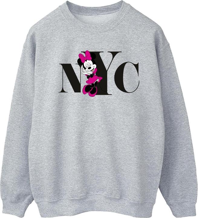 Actual product image Disney Womens/Ladies Minnie Mouse NYC Sweatshirt (XXL)