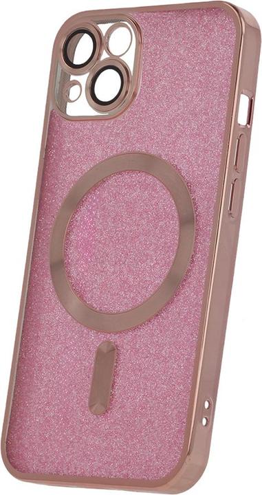Produktbild OEM Glitter Chrome Mag für iPhone 13 6,1" rosa (Apple iPhone 13)