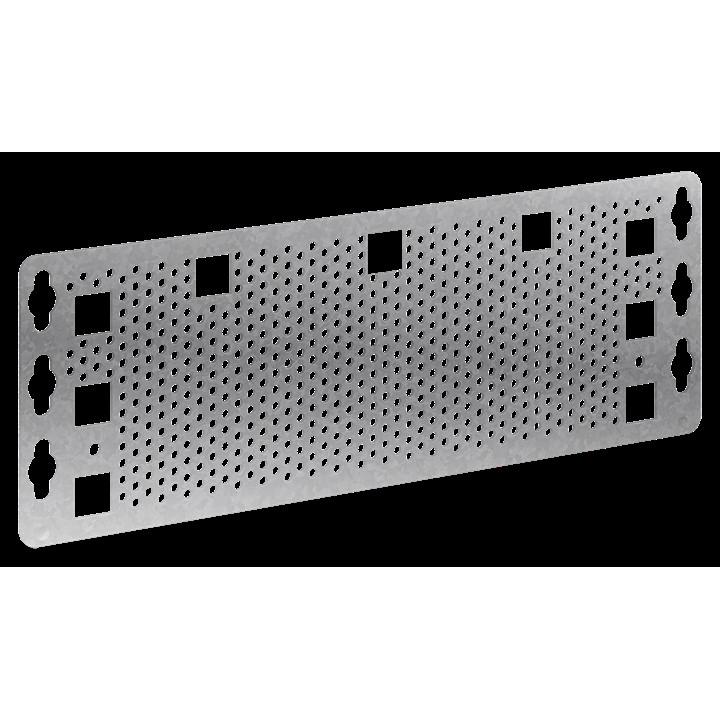 Striebel & John STR UZM61M Lochblech Mopla modular 1R, Serverschrank Zubehör, Silber