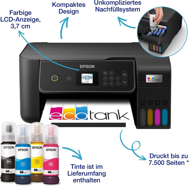 Produktbild Epson EcoTank ET-2875 (Tintenpatrone, Farbe)