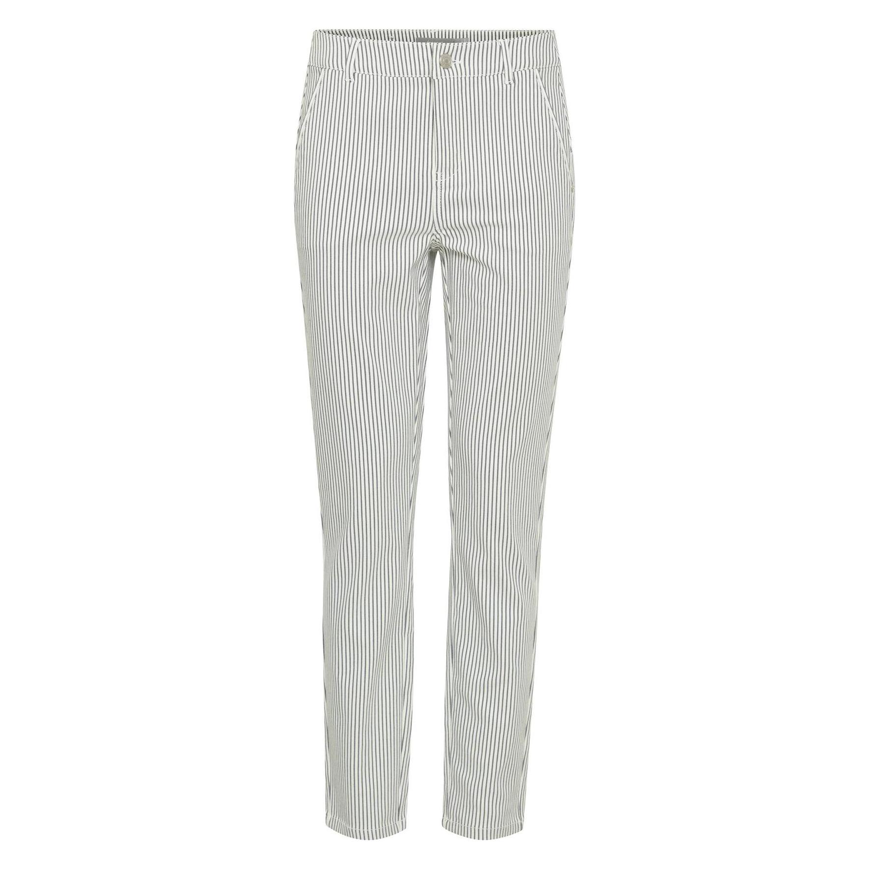 Fransa, Damen, Hosen, Ena Tessa Pa 1, Blau, Mehrfarbig, (40)