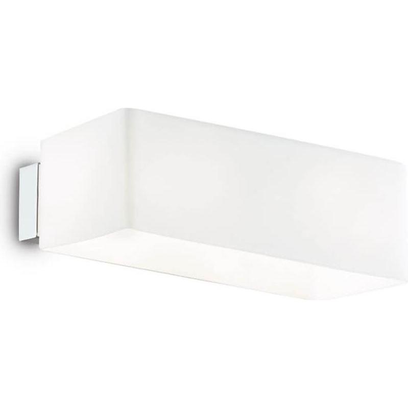 Ideal lux, Wandleuchte + Deckenleuchte, BOX G9 Wandleuchte 2x dimmbar Weiss warmweiss 009537 (370 lm, G9)