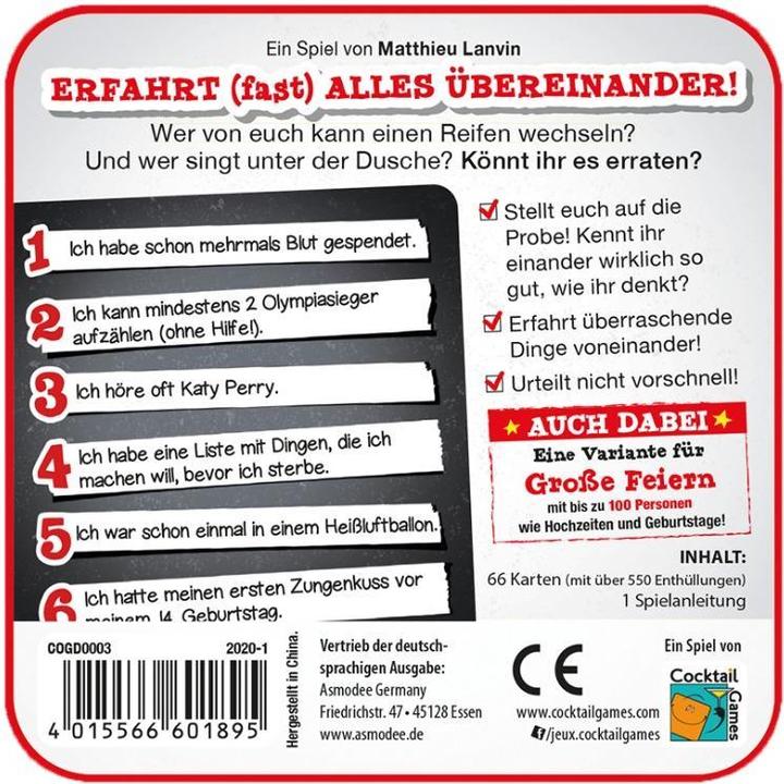 Produktbild Cocktail games COGD0003 - I love broccoli - Kartenspiel, für 4-100 Spieler, ab 12 Jahren (DE-Ausgabe) (Deutsch)