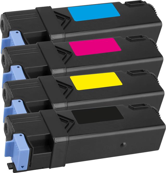 Produktbild Plutoos Dell 2150 Toner XXL kompatibel, 4er Farbset
