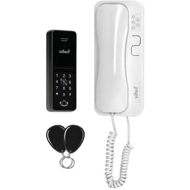 Orno, Klingel + Türsprechanlage, ERIN, Einfamilien-Gegensprechanlage, 2-Draht, Tastatur, RFID, weiss