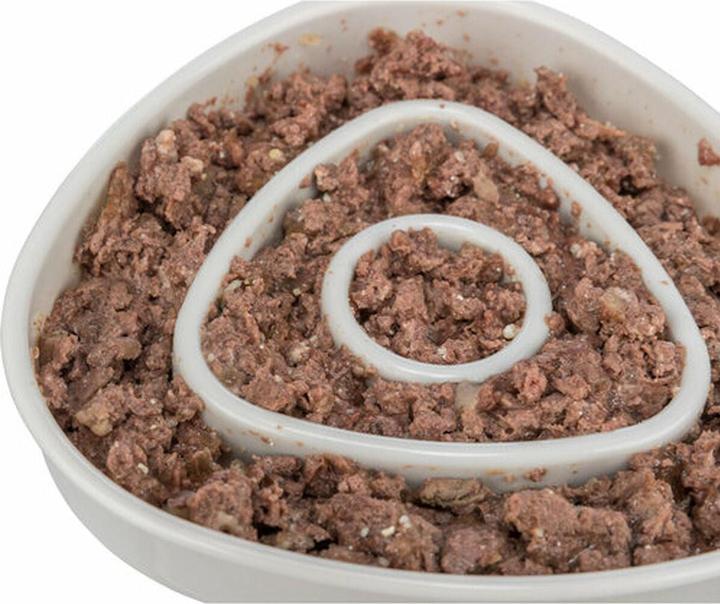 Produktbild Trixie Slow Feeding, Schüssel, für Katze, grau, Kunststoff (35 cl)