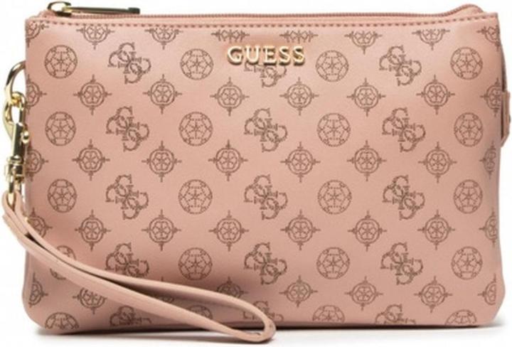 Guess Textile Makeup Bag, Nude