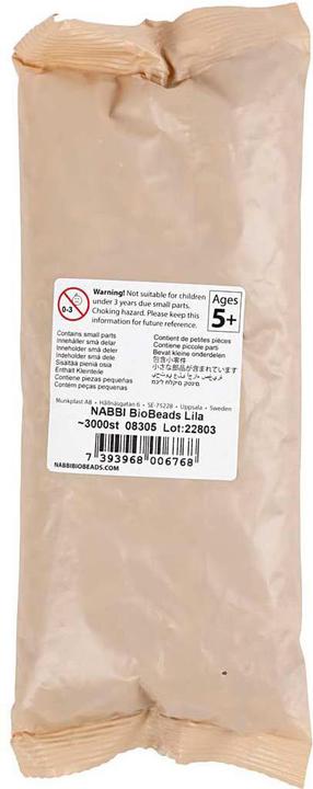 Actual product image Creativ Company Ironing beads Nabbi Bio 3000 pieces, Lilac