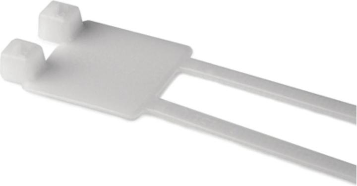 Produktbild HellermannTyton Kabelband mit B-Feld IT50RD (Kunststoffkabelbinder, 205 mm, 50 Stk.)