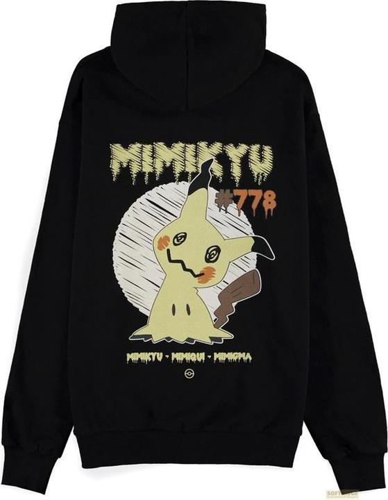 Immagine prodotto Difuzed Pokémon - Mimikyu - Felpa con cappuccio con zip da uomo - 2XL (XXL)