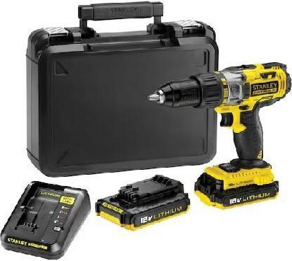 Produktbild Stanley ST WKRĘTARKA KĄTOWA V20 SFMCD725D2K 2x2 0Ah 80Nm BL WALIZKA (Bohrschrauber)
