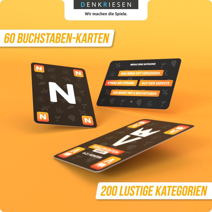 Image du produit Denkriesen Stad Land Vollpfosten - Jeu de cartes Édition Vacances (f) (Allemand, 3 - 6 Joueur)