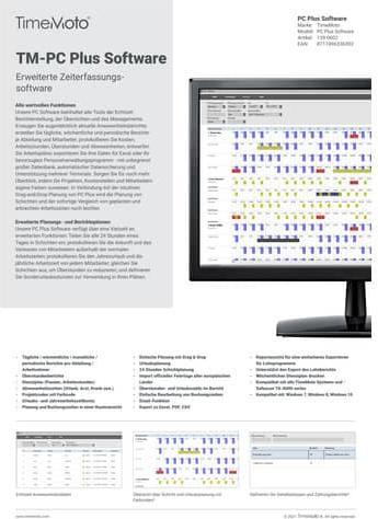 Produktbild Safescan TimeMoto PC Plus Software