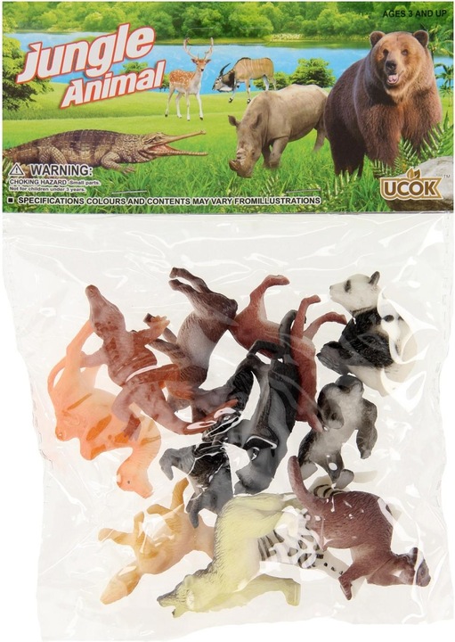 Produktbild Ucok Dschungeltiere, 12St.