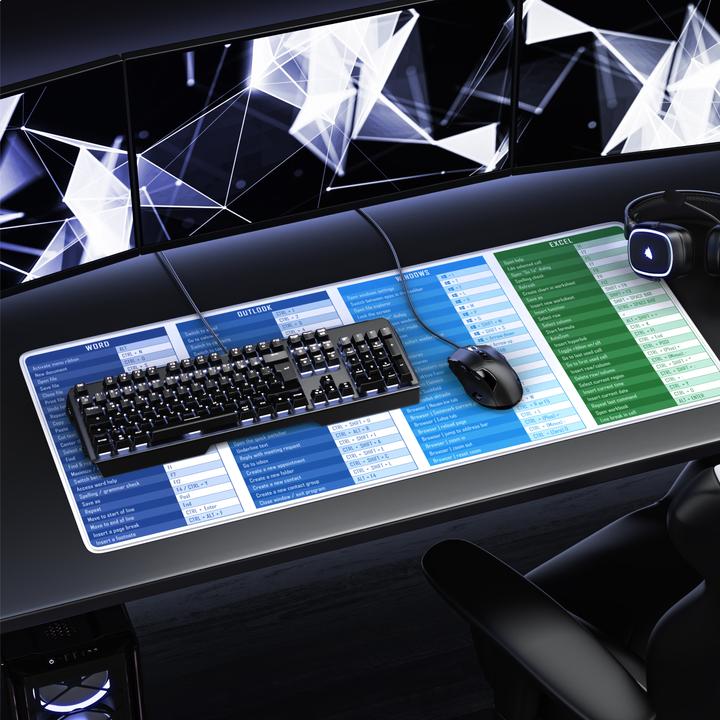 Image du produit Titanwolf Mauspad XXL Speed Mousepad 900 x 400 x 3 mm, Gaming, Schreibtischauflage, abwaschbar, MS Function (XXL)