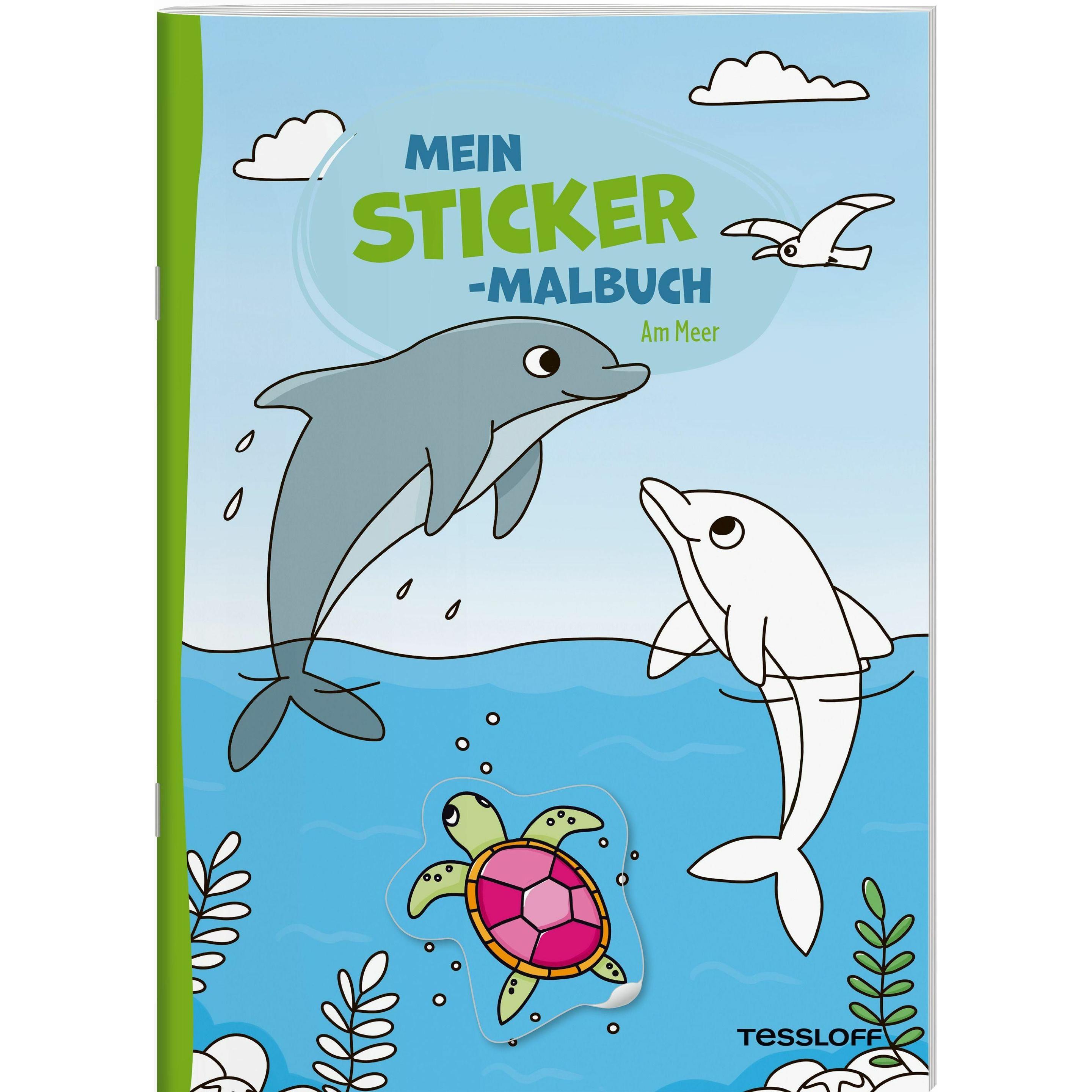 Tessloff, Sticker, Mein Sticker-Malbuch. Am Meer