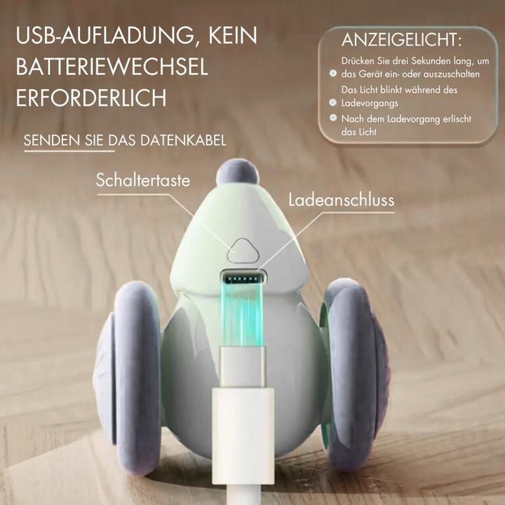 Image du produit Suba Jouet interactif pour chat, souris à LED, électrique, rechargeable par USB (Souris de jeu chat)