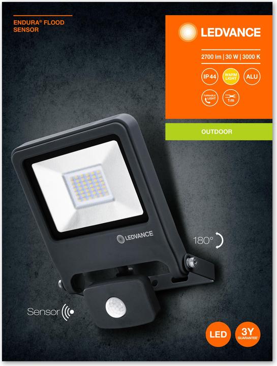 Produktbild Ledvance Endura Flood Sensor (2700 lm, IP44)