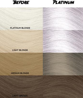 Immagine prodotto Crazy Color Renbow Crema Colorante Semipermanente per Capelli Platino n.28 100ml (028)