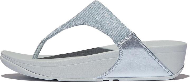 Actual product image Fitflop Lulu Shimmerlux Toe-Post Sandals Vrouwen - Quiet Blauw (41)