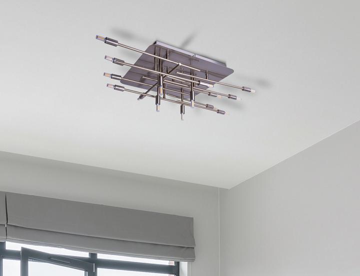 Actual product image Näve LED ceiling light ANCONA with backlight L: 71 cm (540 lm, G9)