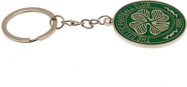 Actual product image Celtic FC Antique Green Keychain Crest