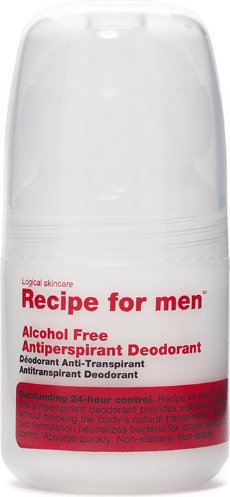 Image du produit Recipe for men Déodorant Anti-Transpirant (Sans Alcool) (Roll-on, 60 ml)