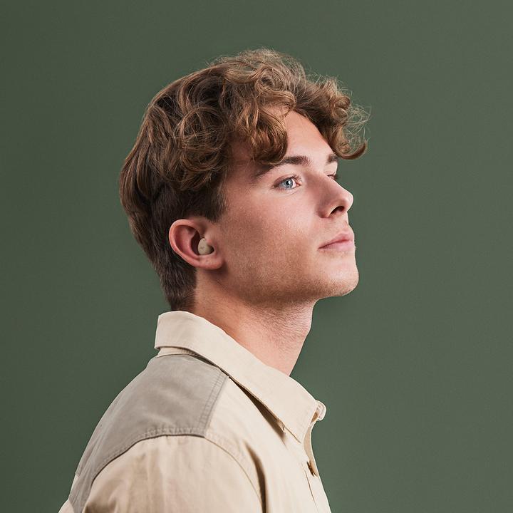 Image du produit Kreafunk aPOP écouteurs intra-auriculaires - Ivory sand (KFGT09) (ANC, 20 h, Sans fil)