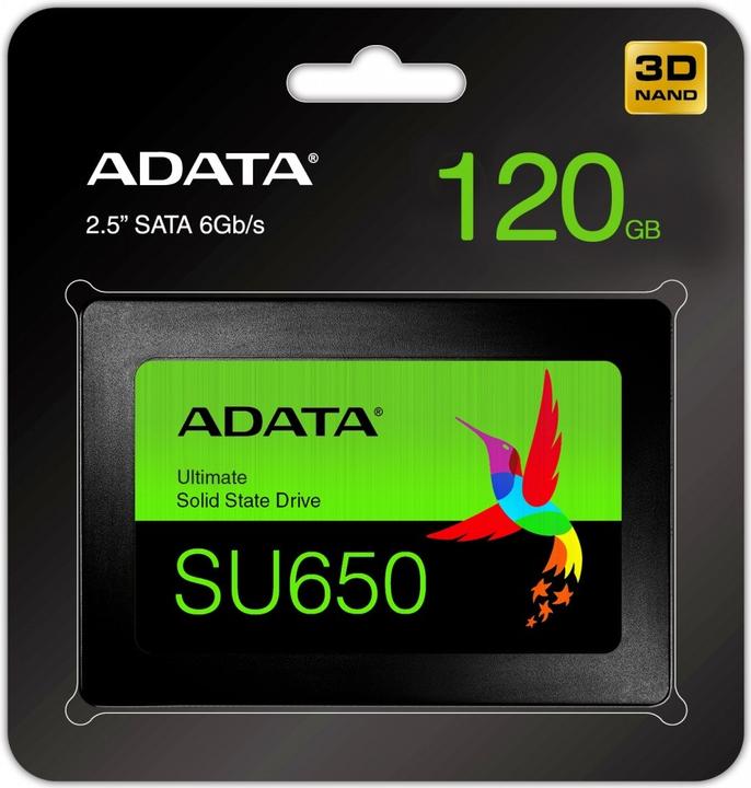 Produktbild Adata SU650 120 GB 2,5 Zoll SATA3 520 (120 GB, 2.5")