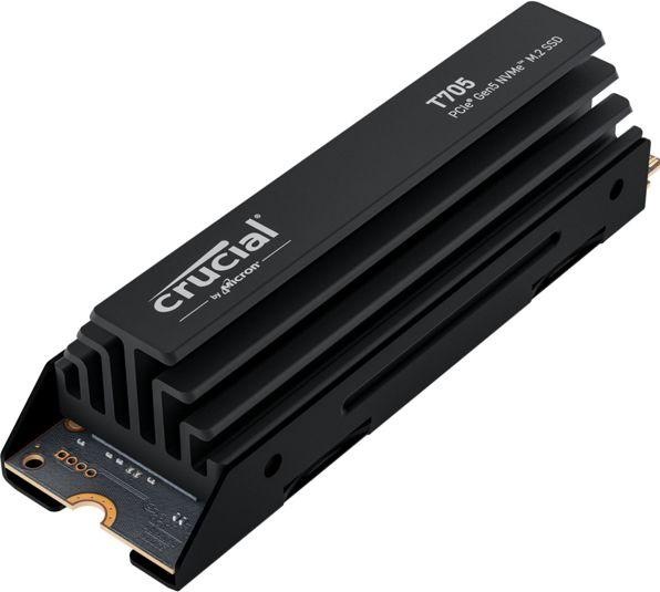 Image du produit Crucial T705 4T PCIe Gen5 avec Heatsink*CT4000T705SSD5 (4000 Go, M.2 2280)
