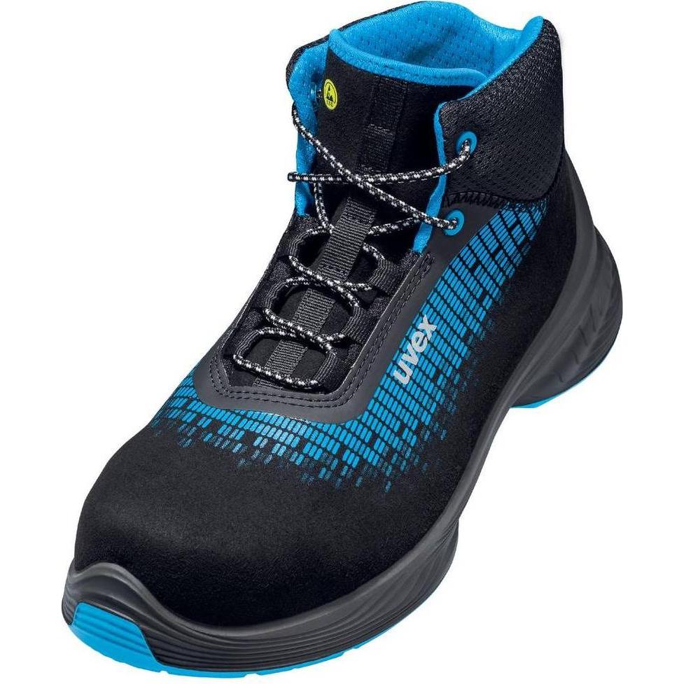 Uvex Safety, Sicherheitsschuhe, 6833037 Sicherheitsstiefel S2 Schuhgrösse (EU): 37 Blau, Schwarz 1 Paar (S2, 37)